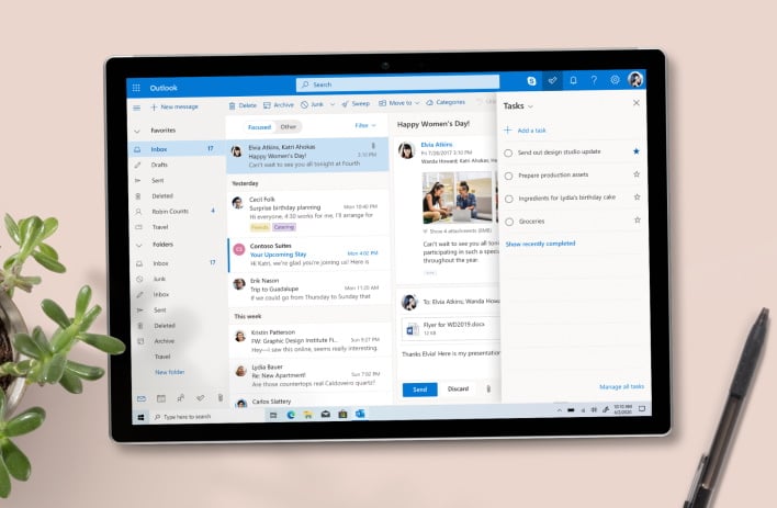 Microsoft Supercharged One Outlook App To Replace Mail And Calendar