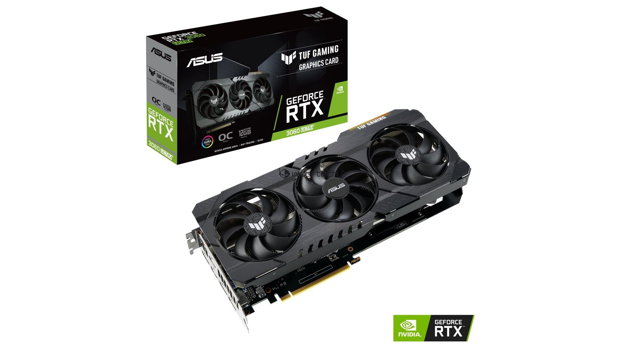 ASUS TUF Gaming GeForce RTX 3060 Ultra Rumored With 12GB GDDR6