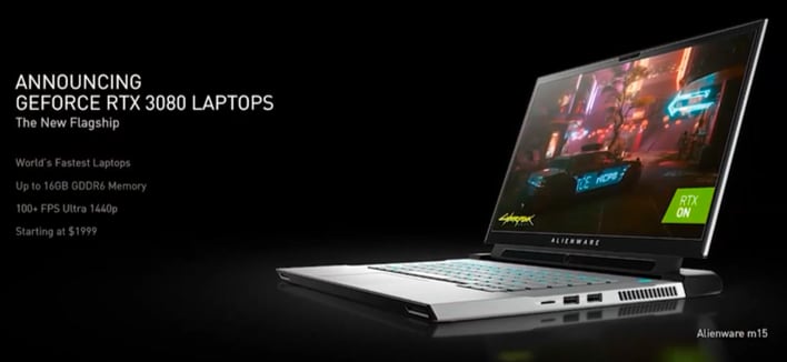 Nvidia Unveils Geforce Rtx 3080 3070 And 3060 Laptops For Seriously