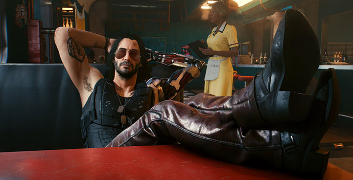 Cyberpunk 2077 Johnny Silverhand New Screenshot 708px