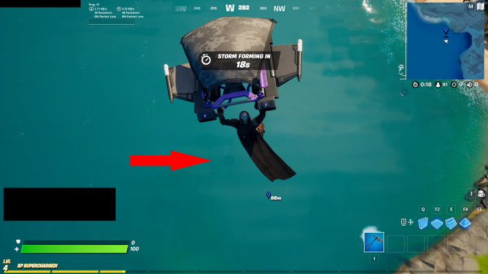 fortnite week5 season9 ocean bunker 708