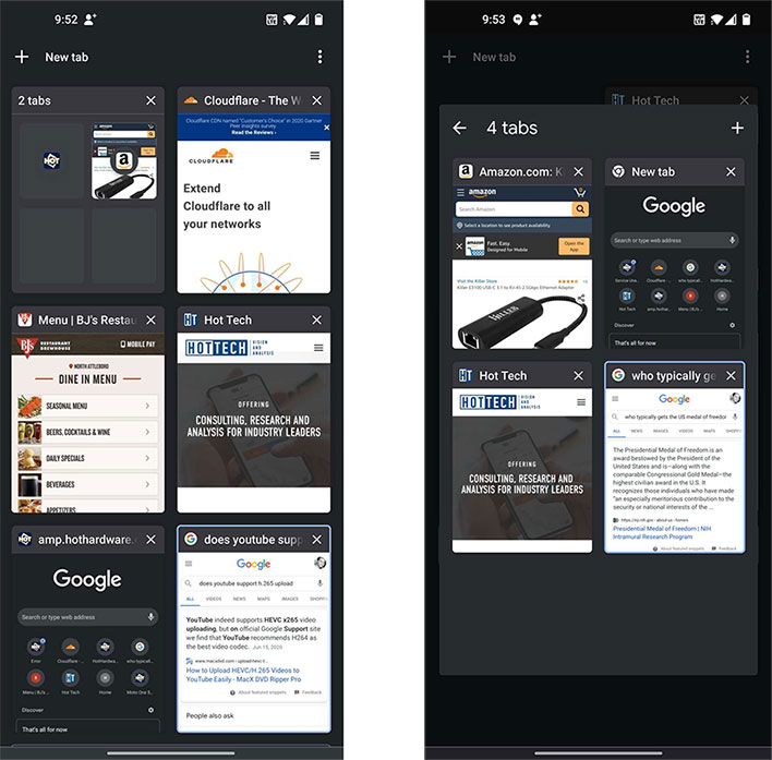 Google Chrome For Android Gains Powerful Group Tabbing Feature Here S How It Works Hothardware