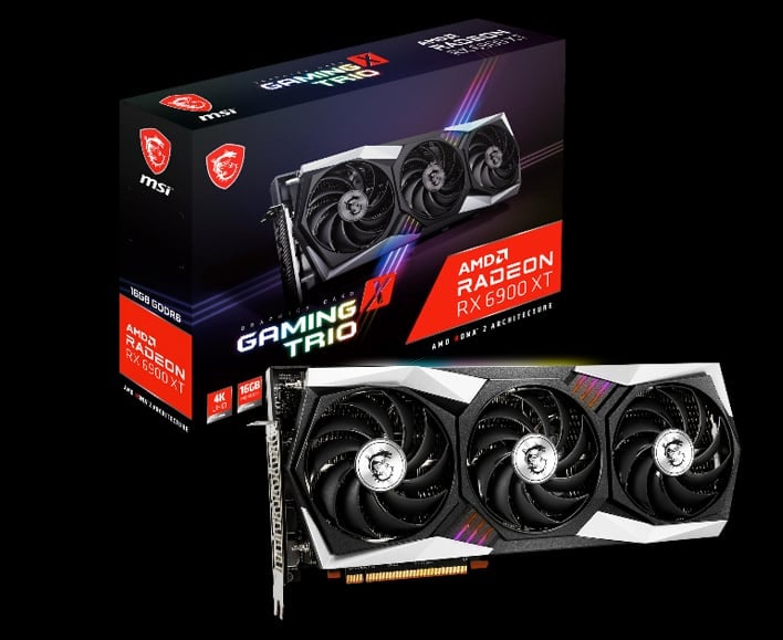 MSI Unveils Radeon RX 6900 XT Gaming Trio Custom Gaming Cards ...