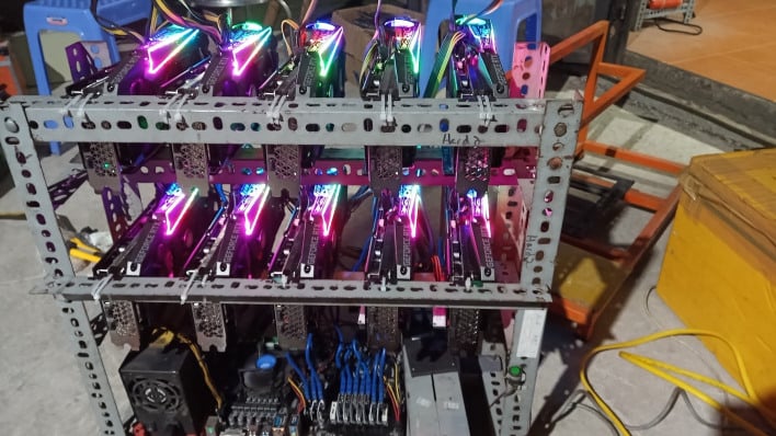 iranian blackouts possibly caused by bitcoin mining RIG 1