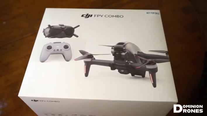 dji fpv drone leaked unboxing video on youtube