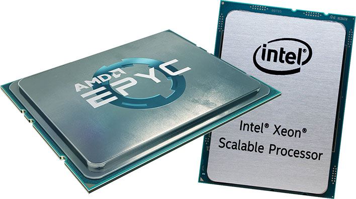 AMD EPYC and Intel Xeon