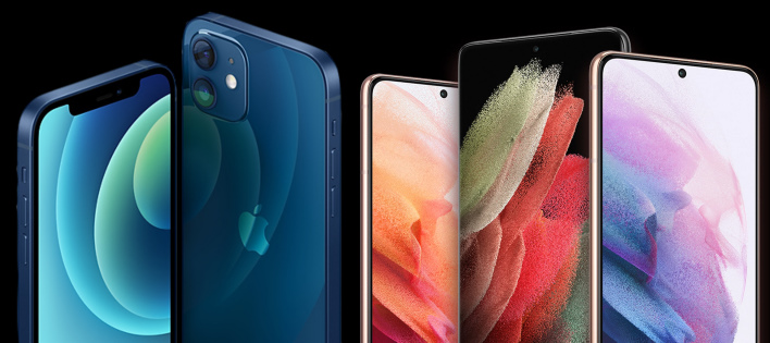 apple takes q4 2020 sales charts but comes in second for yearly sales