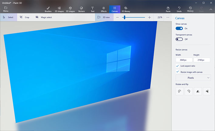 Windows 10 Paint 3D