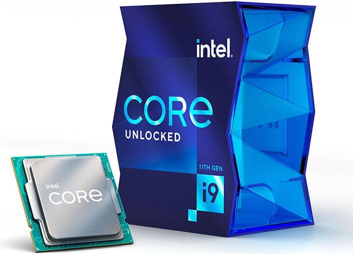 Упаковка Intel Core i9 Rocket Lake-S