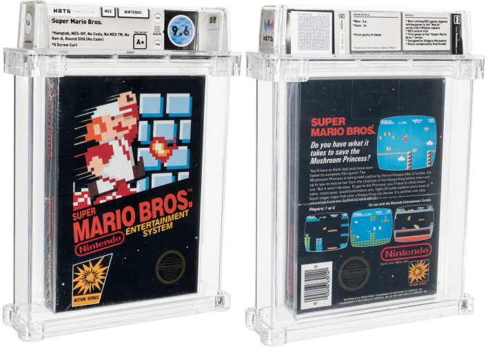 super mario bros up for possible record breaking auction news