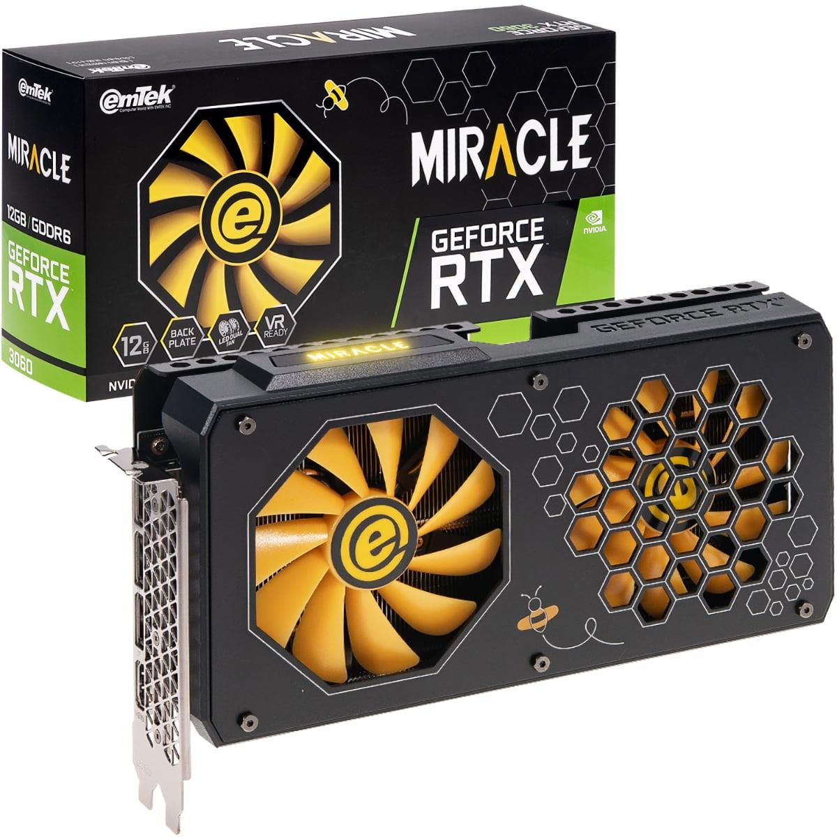 Emtek GeForce RTX 3060 Miracle D6 Stings Like A Bee With Sweet