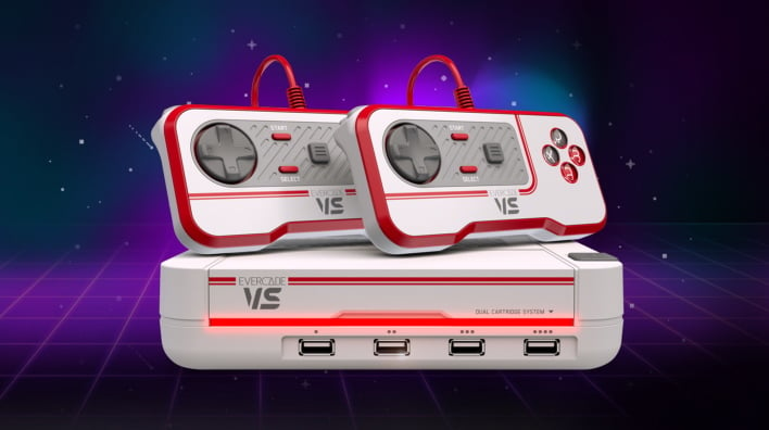 Evercade VS Console Launches For Retro Gaming Between Up To Four Friends |  HotHardware