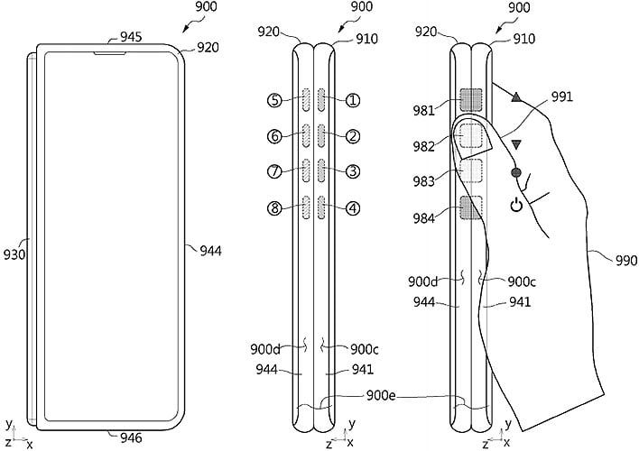 Samsung Touch Button Patent