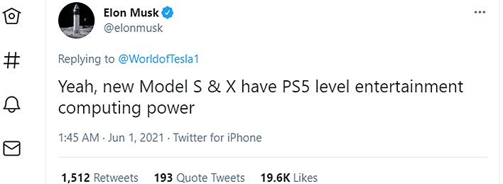 Elon Musk Tesla Tweet