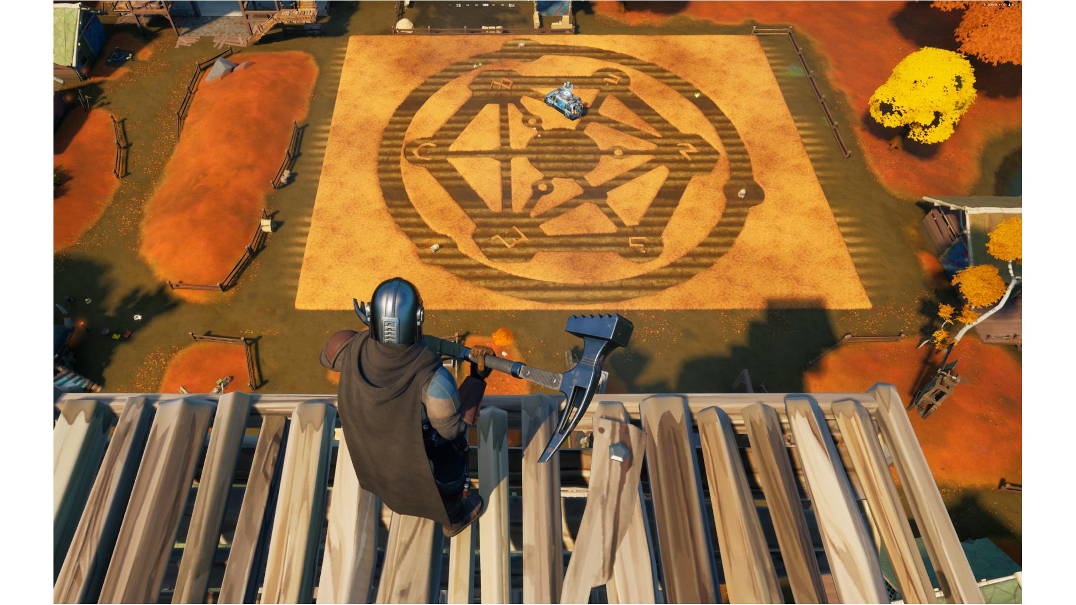 Crop Circle Fortnite Meaning Mysterious Fortnite Crop Circles Appear As Alien Invasion Is Rumored For Next Season Hothardware