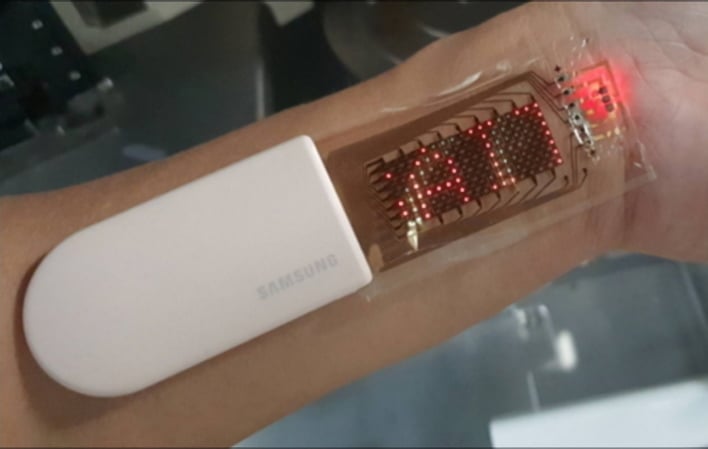 samsung creates stretchable oled display for healthcare and other industries
