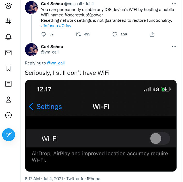 airdrop wifi