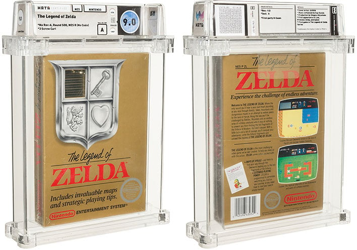 The Legend of Zelda NES Cartridge