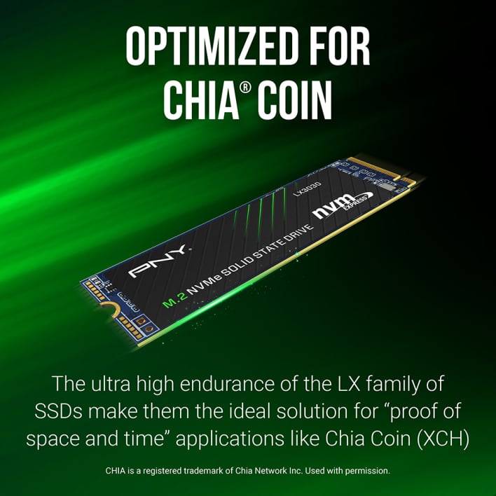 opt pny launches ssds built for chia cryptocurrency mining