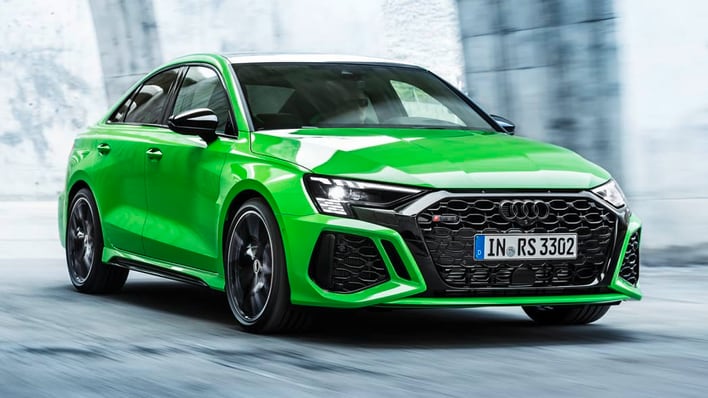 Audi's 2022 RS3 Compact Sedan Hulks Out With 401HP Turbo Five-Cylinder ...