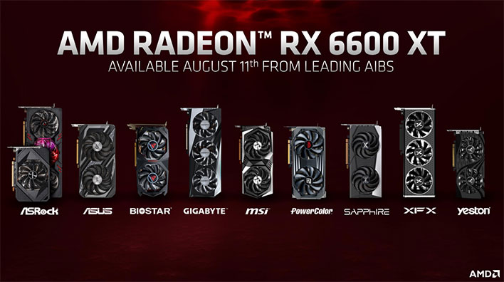 AMD Radeon RX 6600 XT AIB Cards