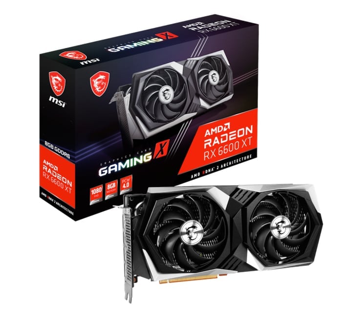 MSI Radeon RX 6600 MECH 2X 8G グラフィックスボード VD7871