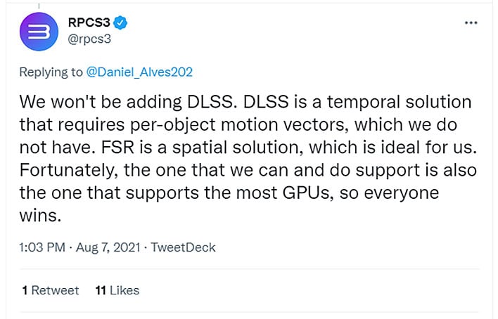 Эмулятор RPCS3 PlayStation 3 для игровых ПК добавляет поддержку AMD FSR
