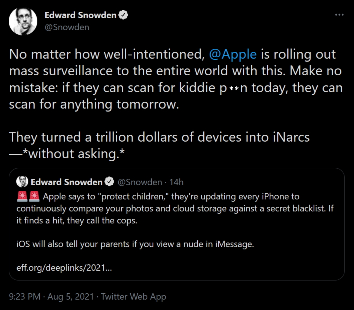 snowden 2 apple introduces concerning child safety features