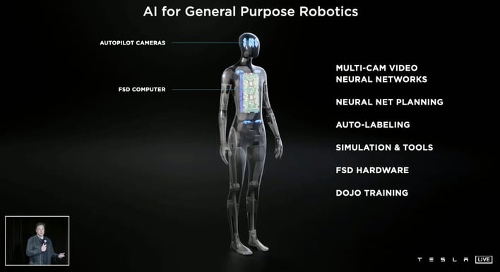 tesla bot ai