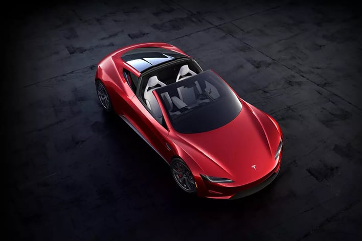 tesla roadster hero