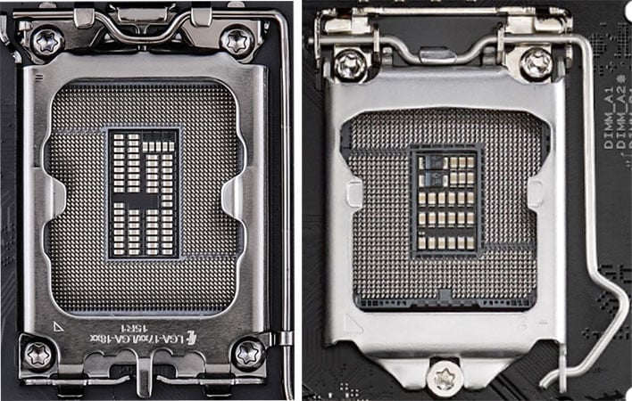 Intel's Alder Lake LGA-1700 CPU Socket Pictured Up Close Ahead Of