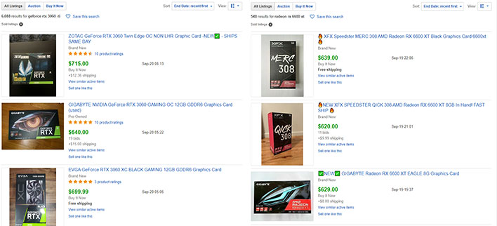 Graphics Cards on eBay