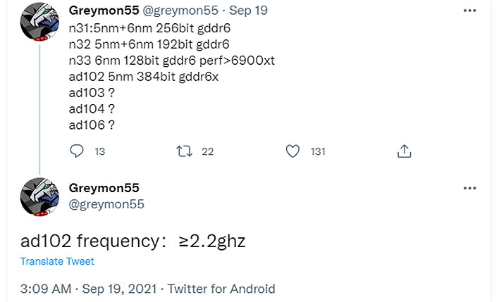 По слухам, графические процессоры GeForce RTX 40 Ada Lovelace с тактовой частотой до 2,2 ГГц и 384-битной шиной GDDR6X По слухам, графические процессоры GeForce RTX 40 Ada Lovelace с тактовой частотой до 2,2 ГГц и 384-битной шиной GDDR6X