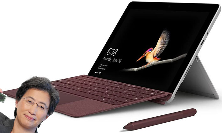 Microsoft Surface Go and Dr. Lisa Su