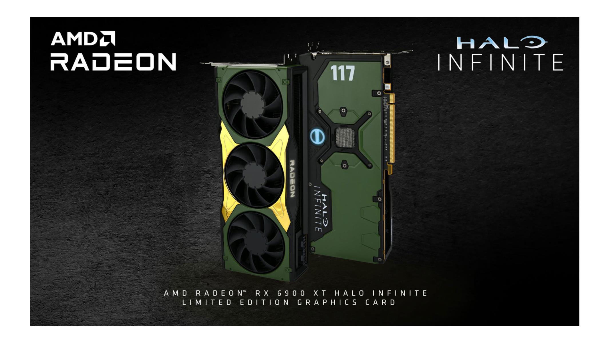 AMD RADEON RX 6900 XT HALO 1 of 117 海外 AMD and Microsoft announce Radeon RX 6900 XT Halo Infinite Limited