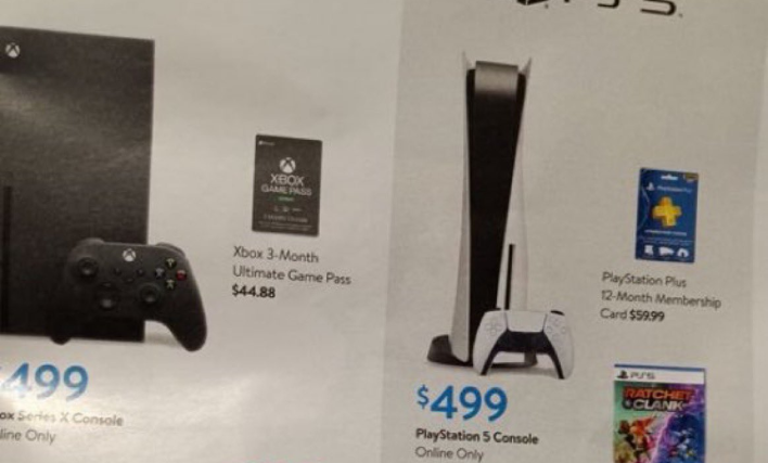 Walmart Black Friday 2021 Ad Says PS5, Xbox Series X are 'Online Only