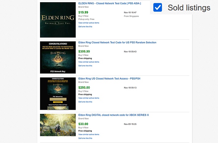 Why PS5 Elden Ring Closed Beta Codes Are Big Bucks For eBay Scalpers | HotHardware