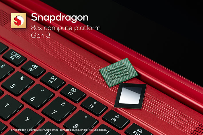 Snapdragon 8cx Gen 3 Chips On Reference Laptop
