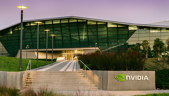 NVIDIA Endeavor building logo