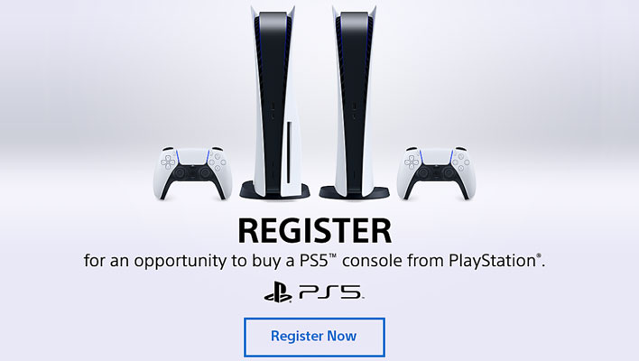 Регистрация Sony Direct PS5