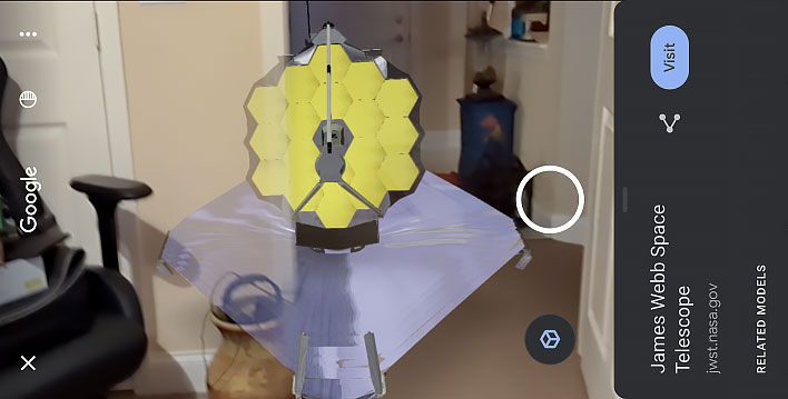 nasa webb space telescope app