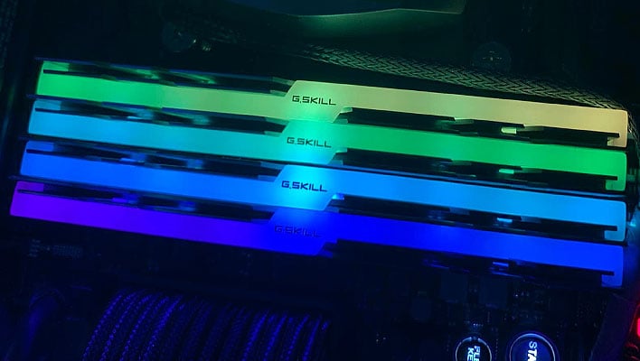 128GB G.Skill TridentZ RGB DDR4-3600 RAM