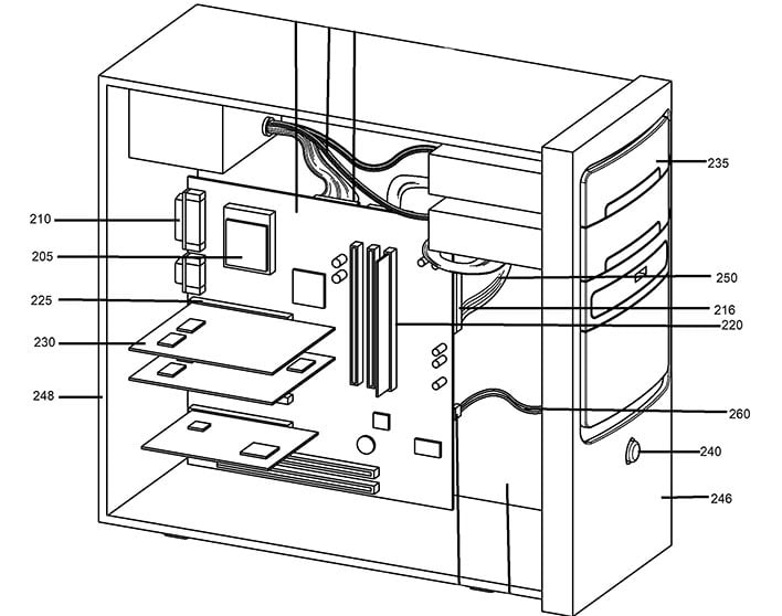 maingear cable management patent