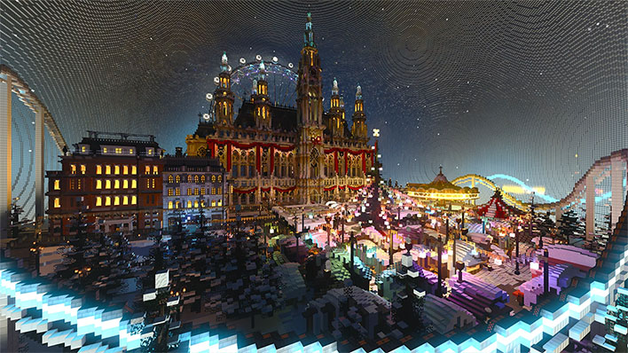 Minecraft RTX Winter Wonderland