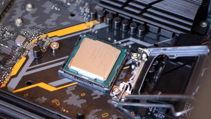 A motherboard and a processor