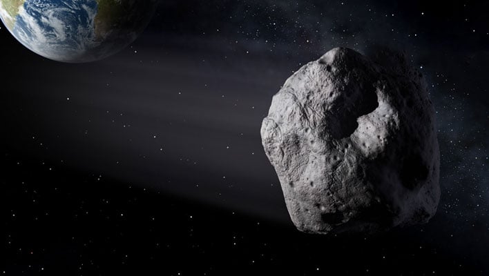 Asteroid Passing By Earth