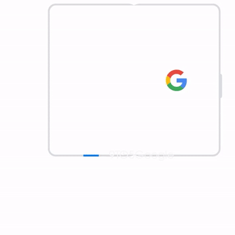Animation of folding smartphone found in Android 12L beta