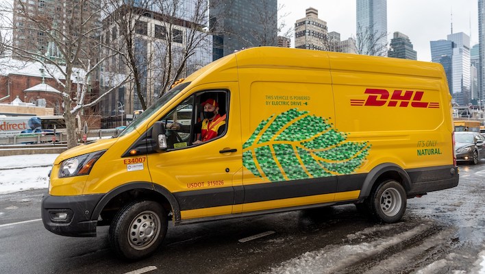 DHL electric delivery truck