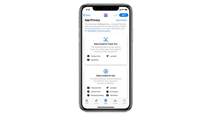 приложения для конфиденциальности Apple