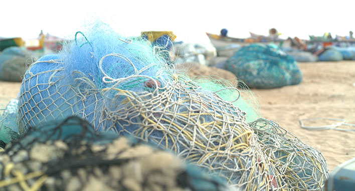 Discarded Fishing Net